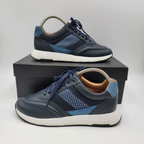 Hugo Boss Other - Hugo Boss Men’s Titanium Runn HBMX EU 41 size 8 Sneakers Navy Blue Shoes
